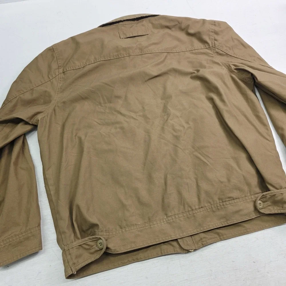 Rothco Lightweight Concealed Carry Jacket Multi Pocket Coyote‎ Tan USA Flag Sz M